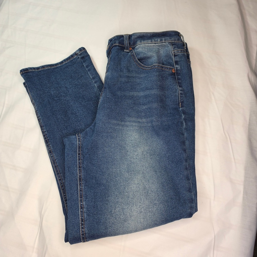 Frye Womens Straight Leg Jeans Blue Mid Wash Denim Size 10/30 QS23020DL